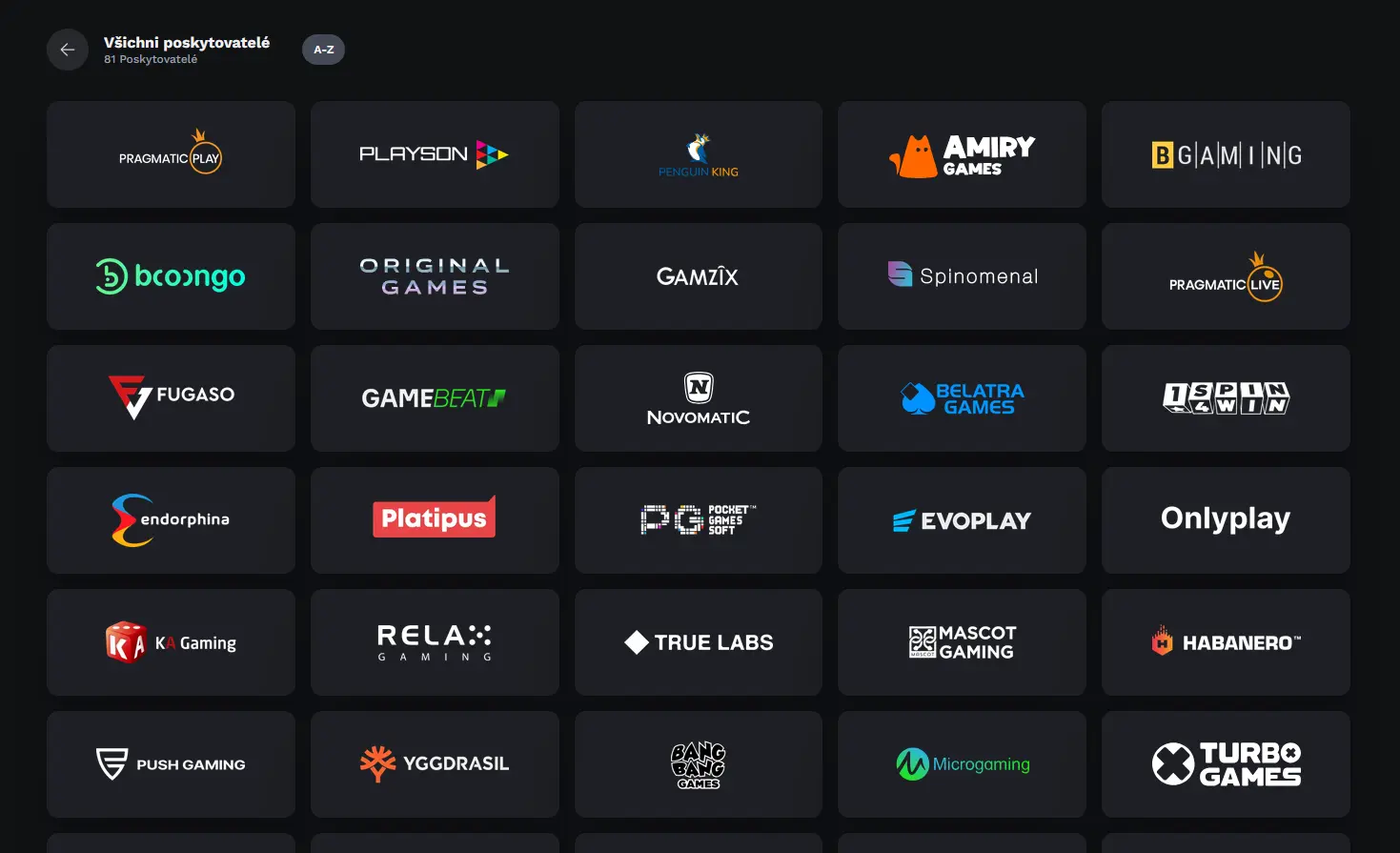 Bet On Red Casino – herní provideři: Pragmatic Play, NetEnt, Evolution Gaming, Play'n GO a další